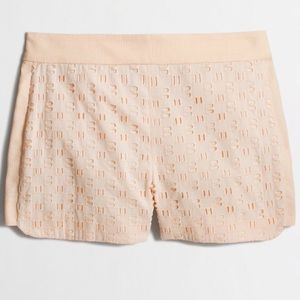 J. Crew Factory Eyelet and Basket-weave Short